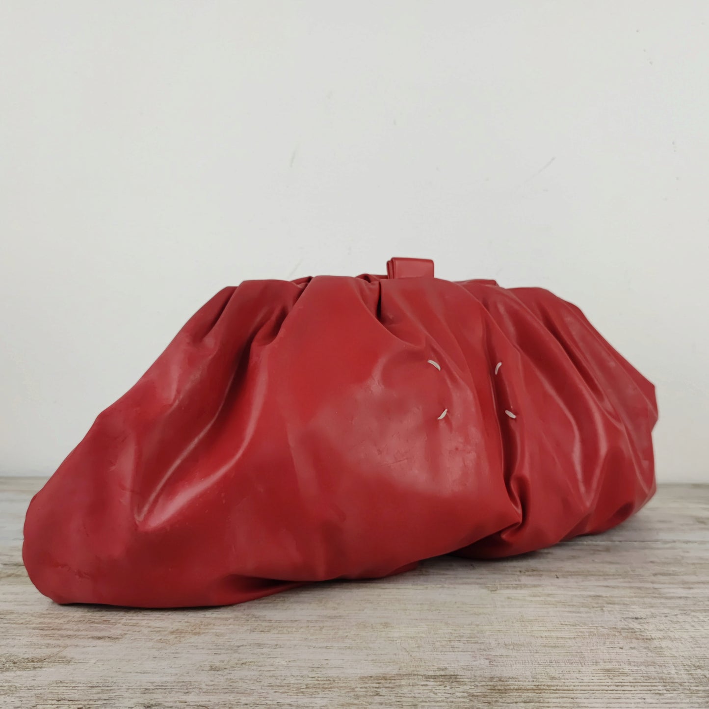 Borsa Margiela rubber - latex rosso