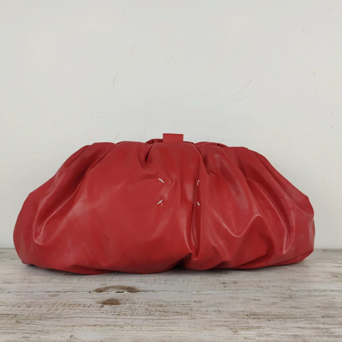 Borsa Margiela rubber - latex rosso