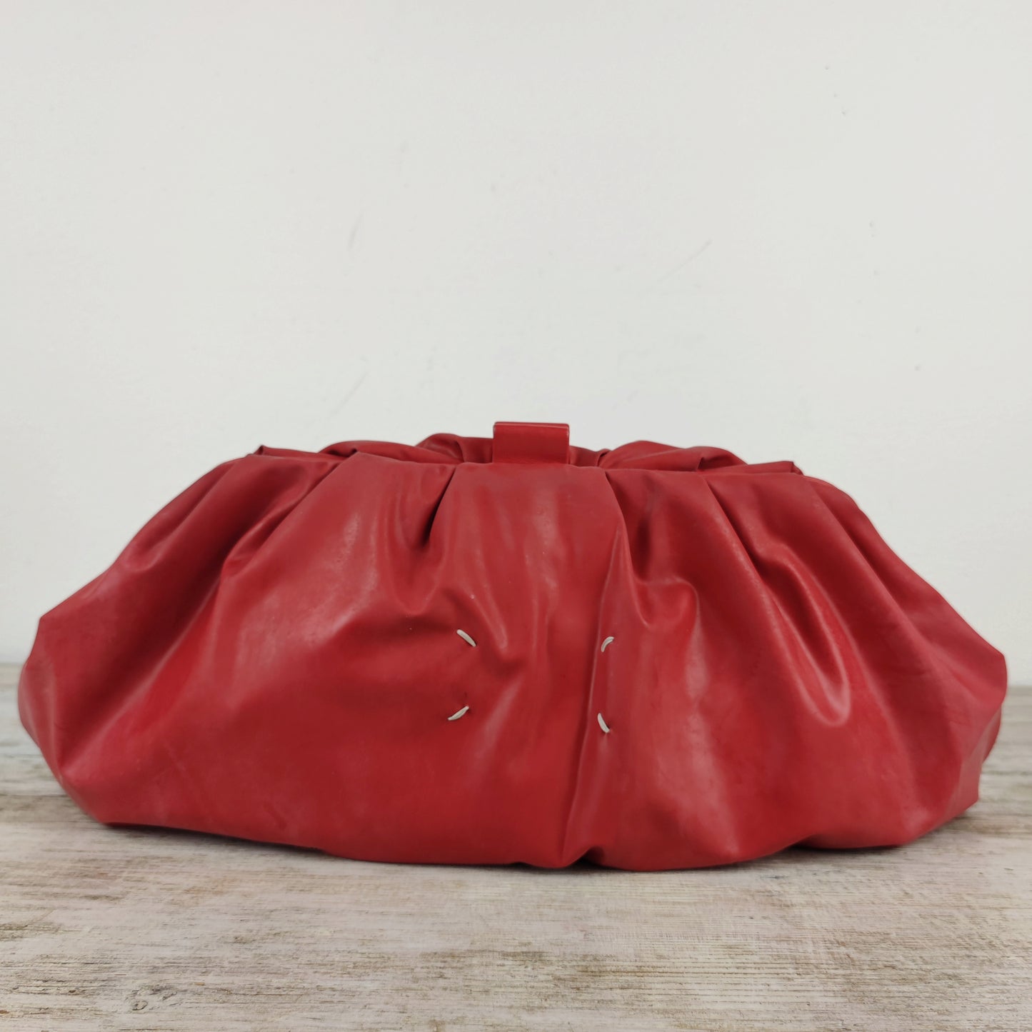 Borsa Margiela rubber - latex rosso