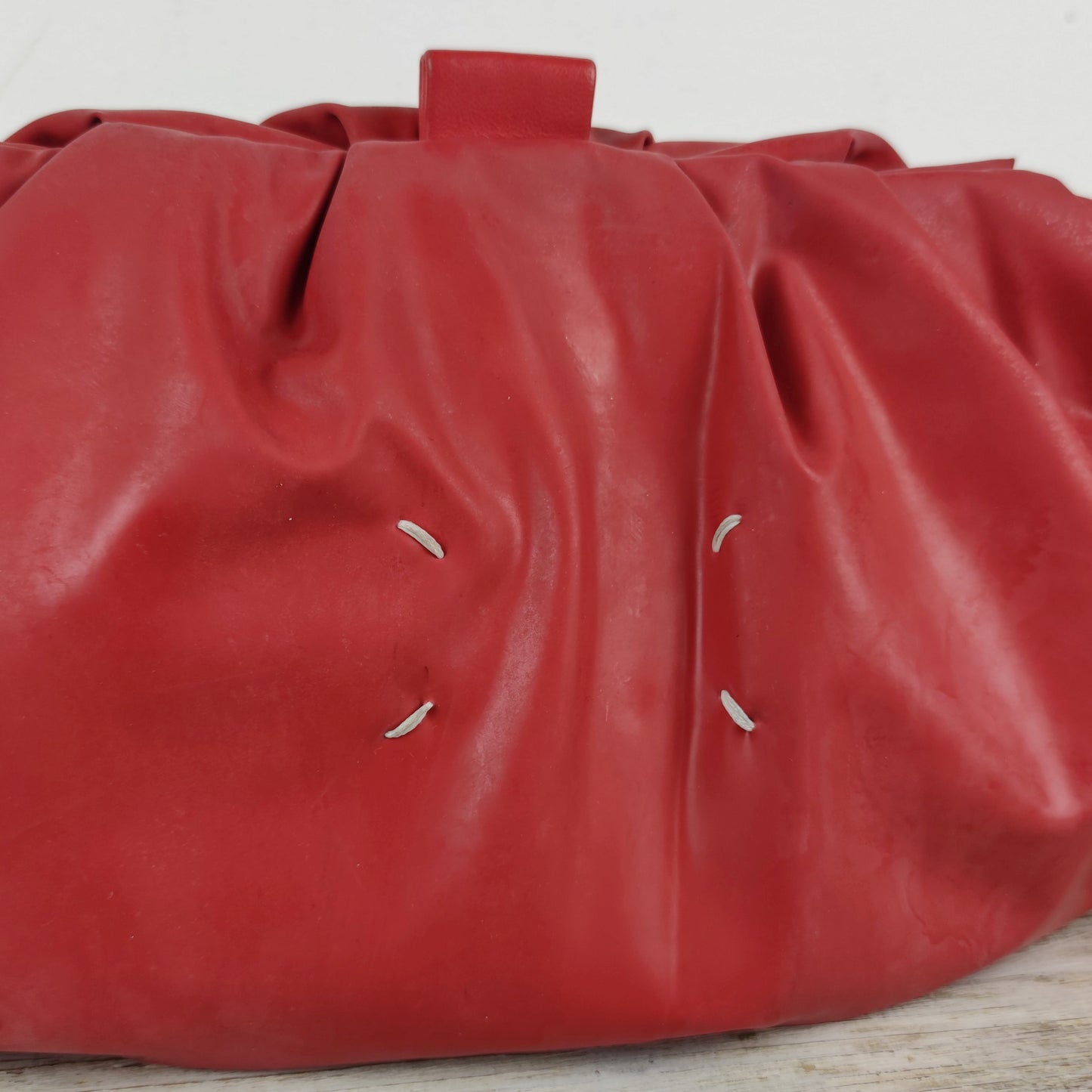 Borsa Margiela rubber - latex rosso