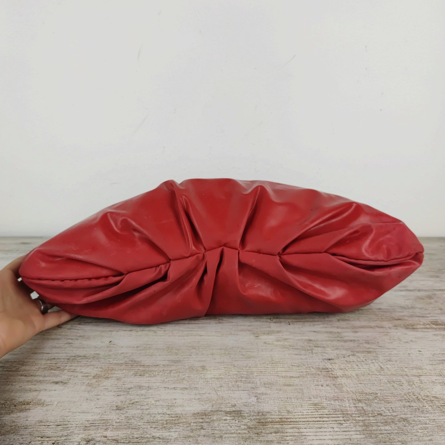 Borsa Margiela rubber - latex rosso