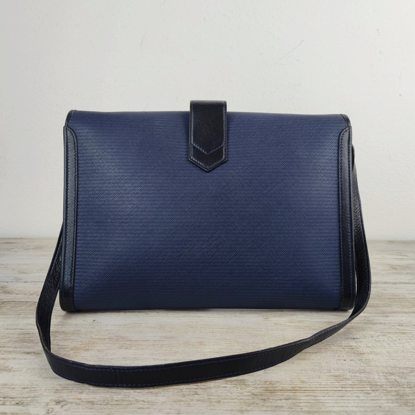 Borsa vintage Yves Saint Laurent blu