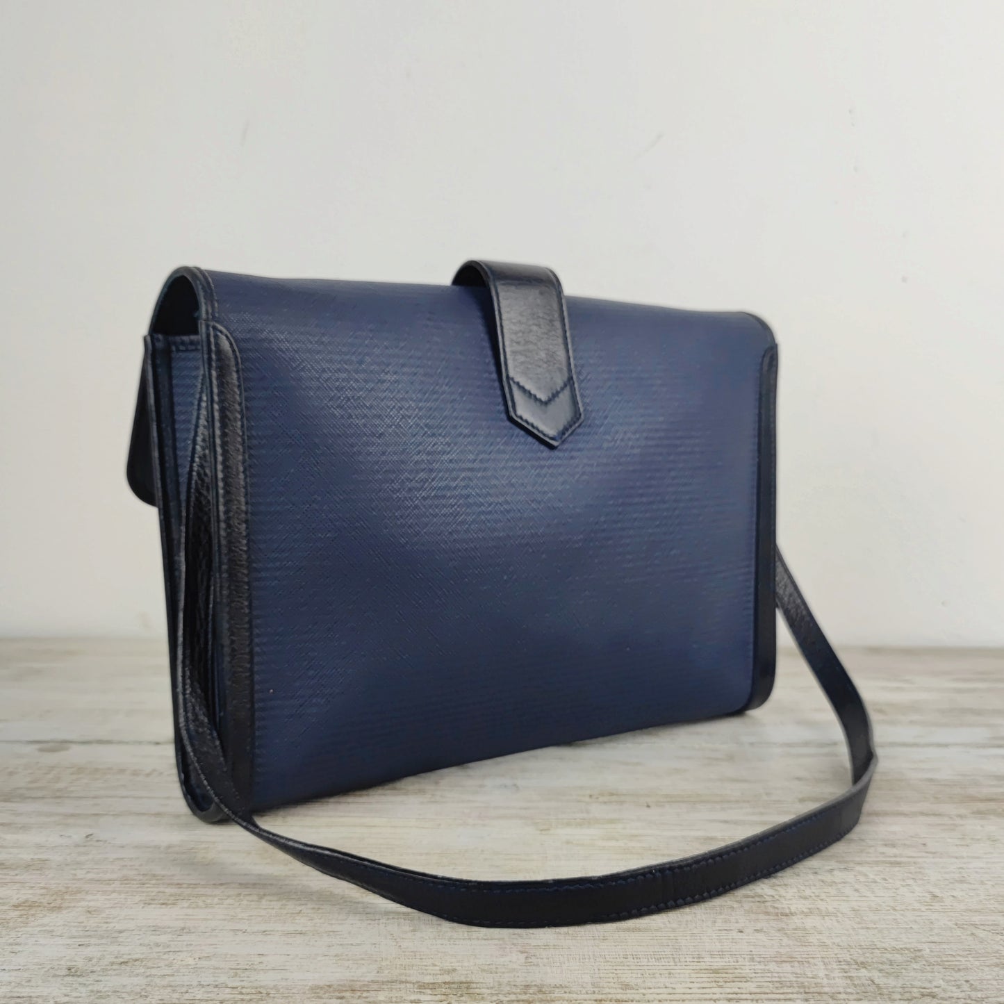 Borsa vintage Yves Saint Laurent blu