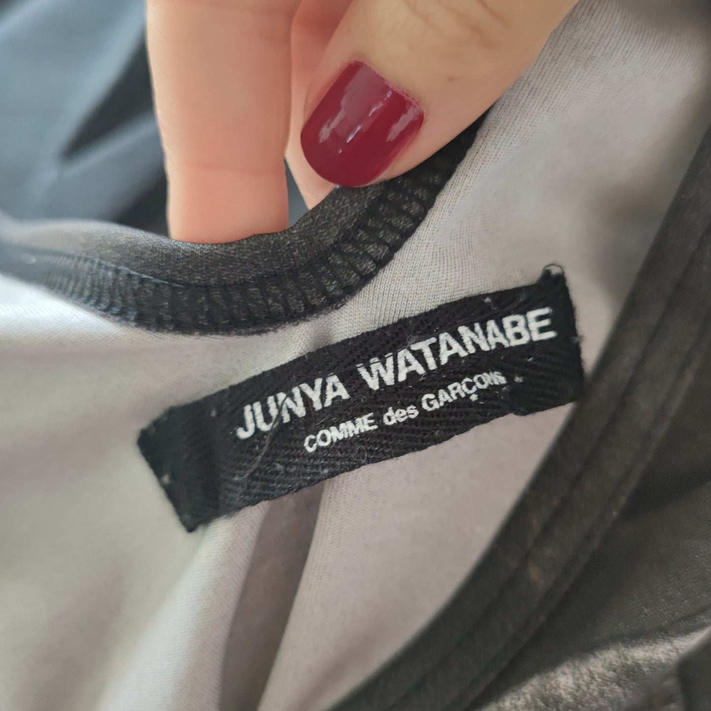 Abito Junya Watanabe Effetto chiodo trompe l'oeil