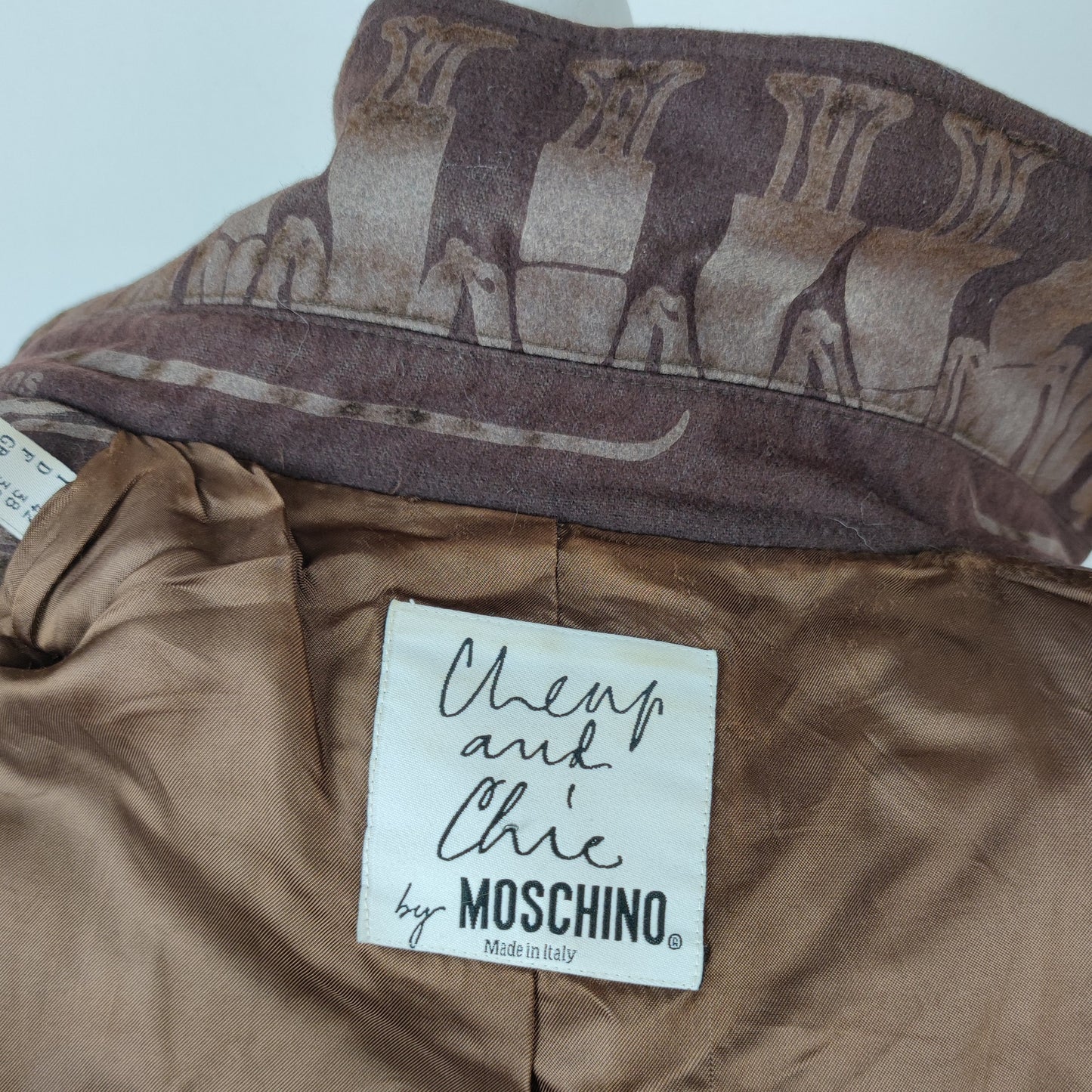 Cappotto Moschino marrone