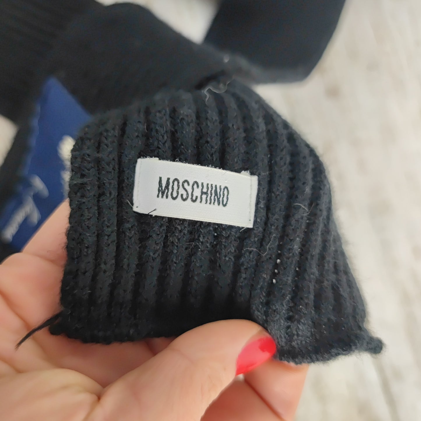 Sciarpa grigia Moschino