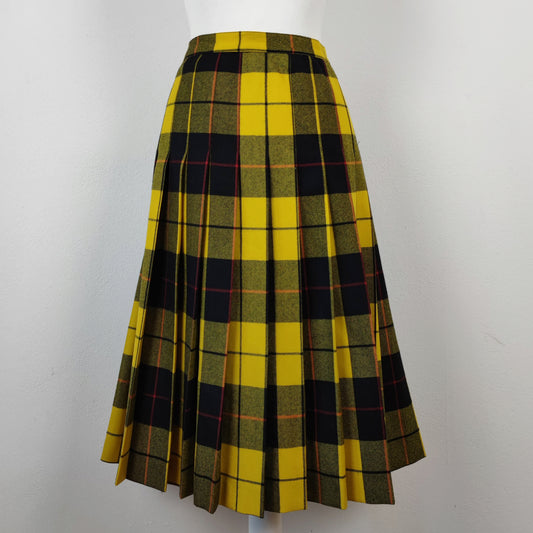 Gonna tartan giallo