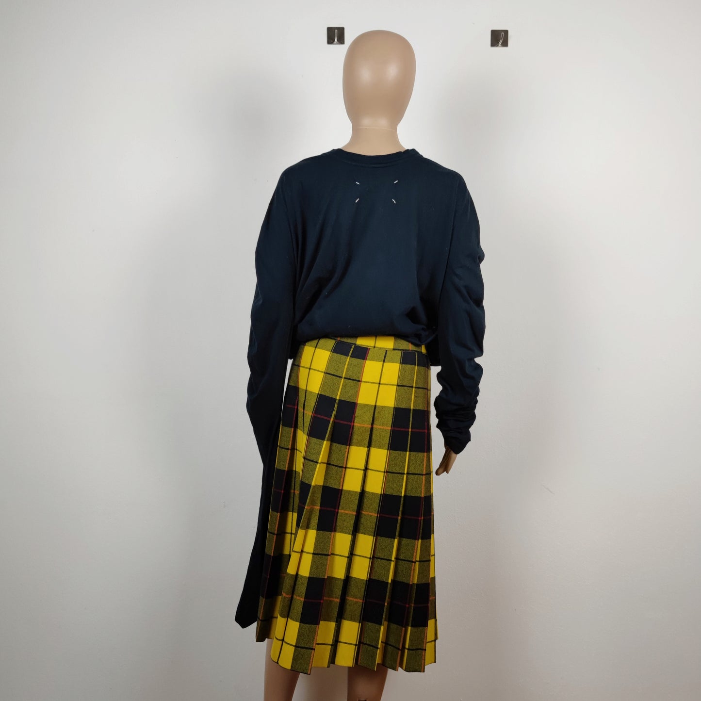 Gonna tartan giallo