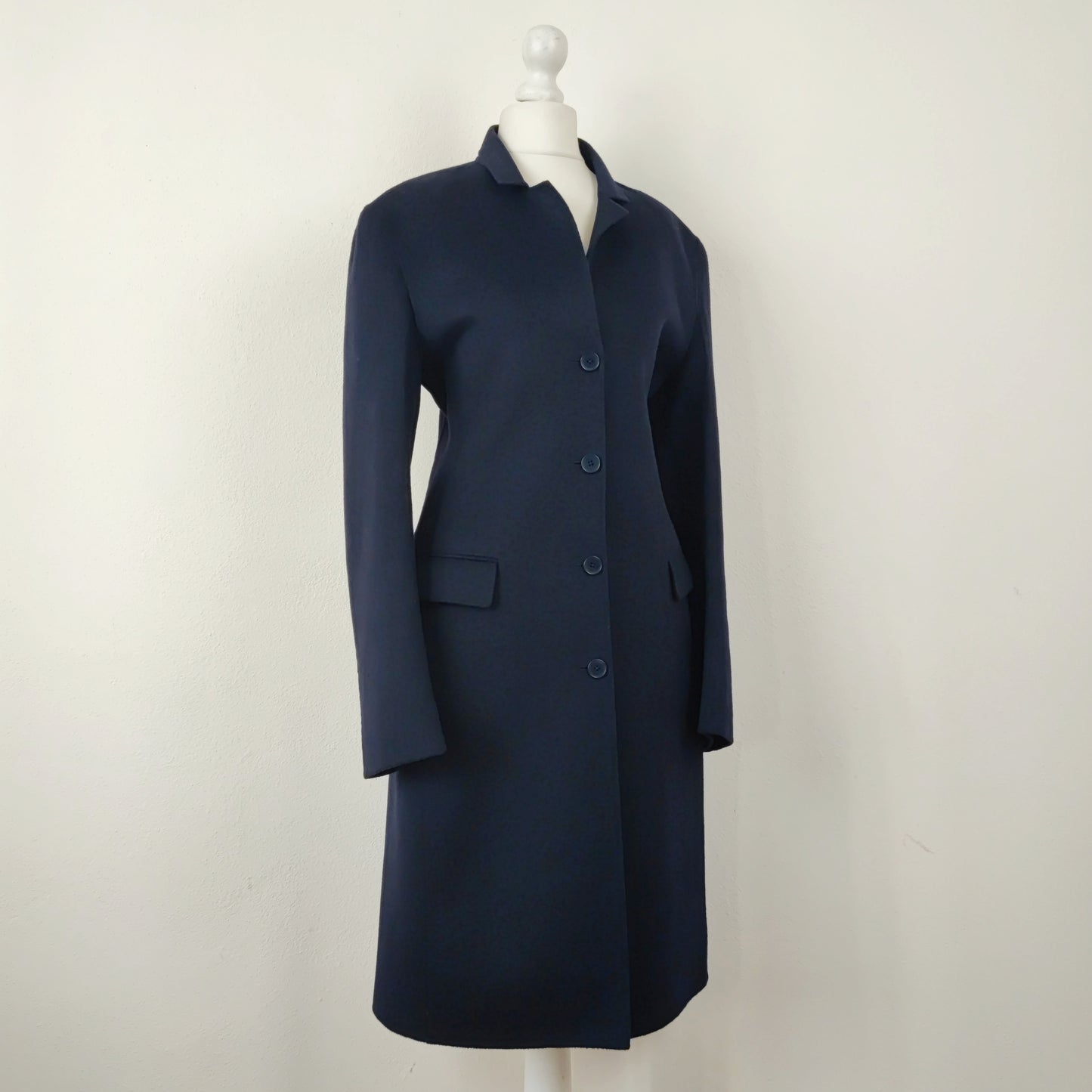 Cappotto blu Jil Sander fw2010 100%cashmere