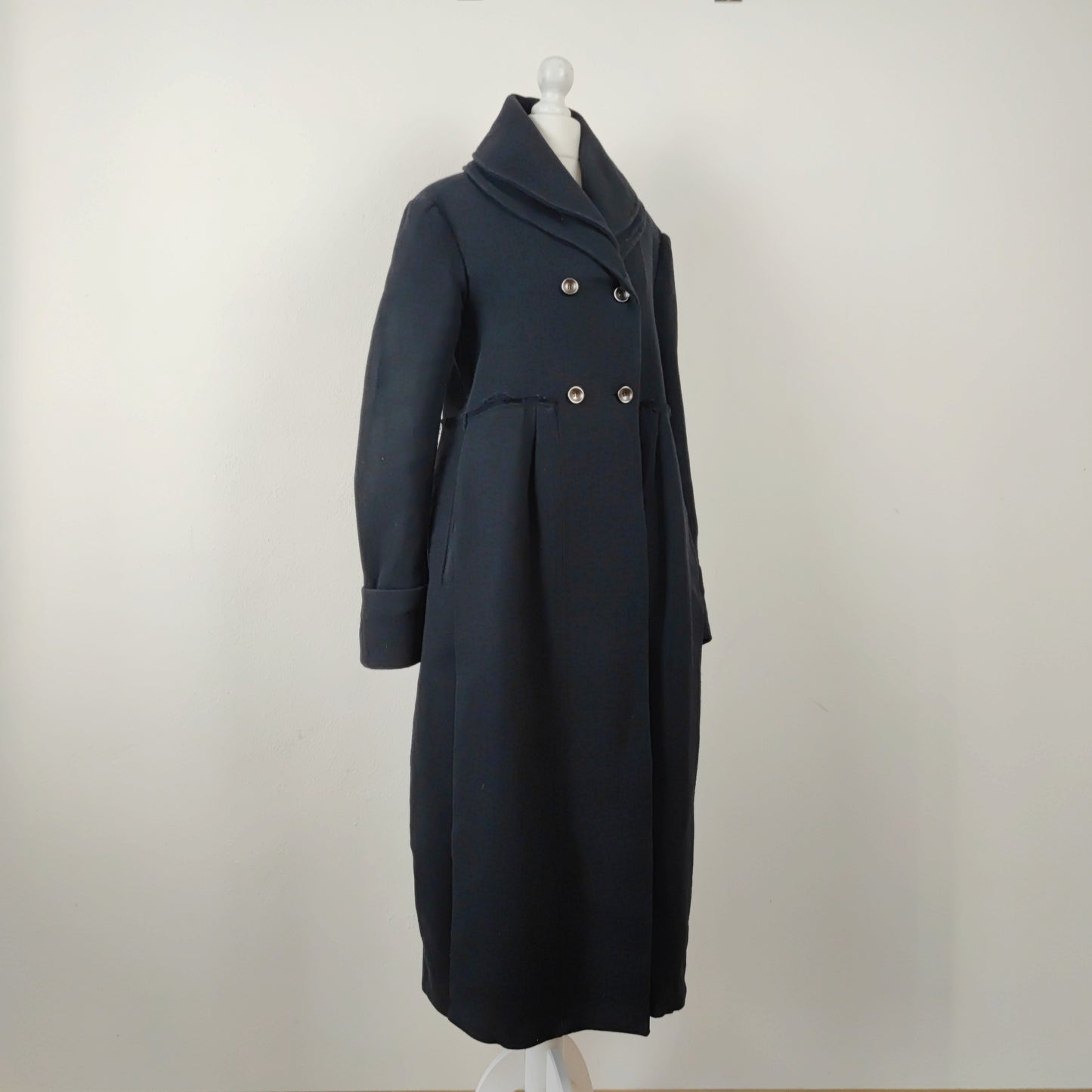 Maxi cappotto Malloni nero