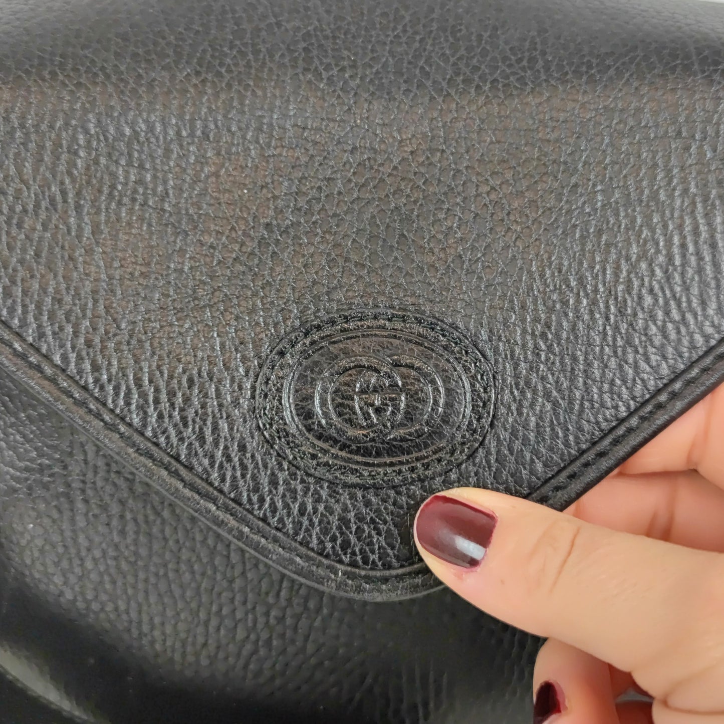 Borsa Gucci vintage pelle nera