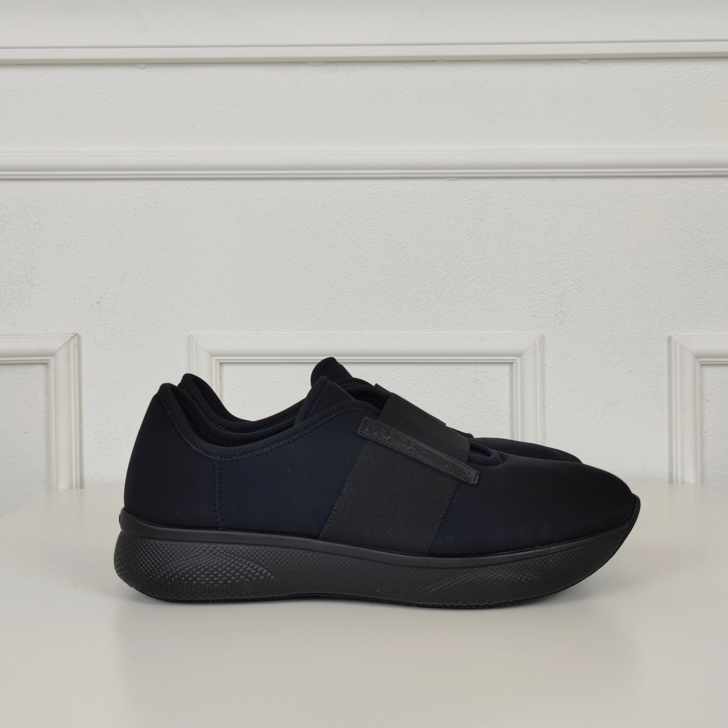 Sneakers Prada nere neoprene