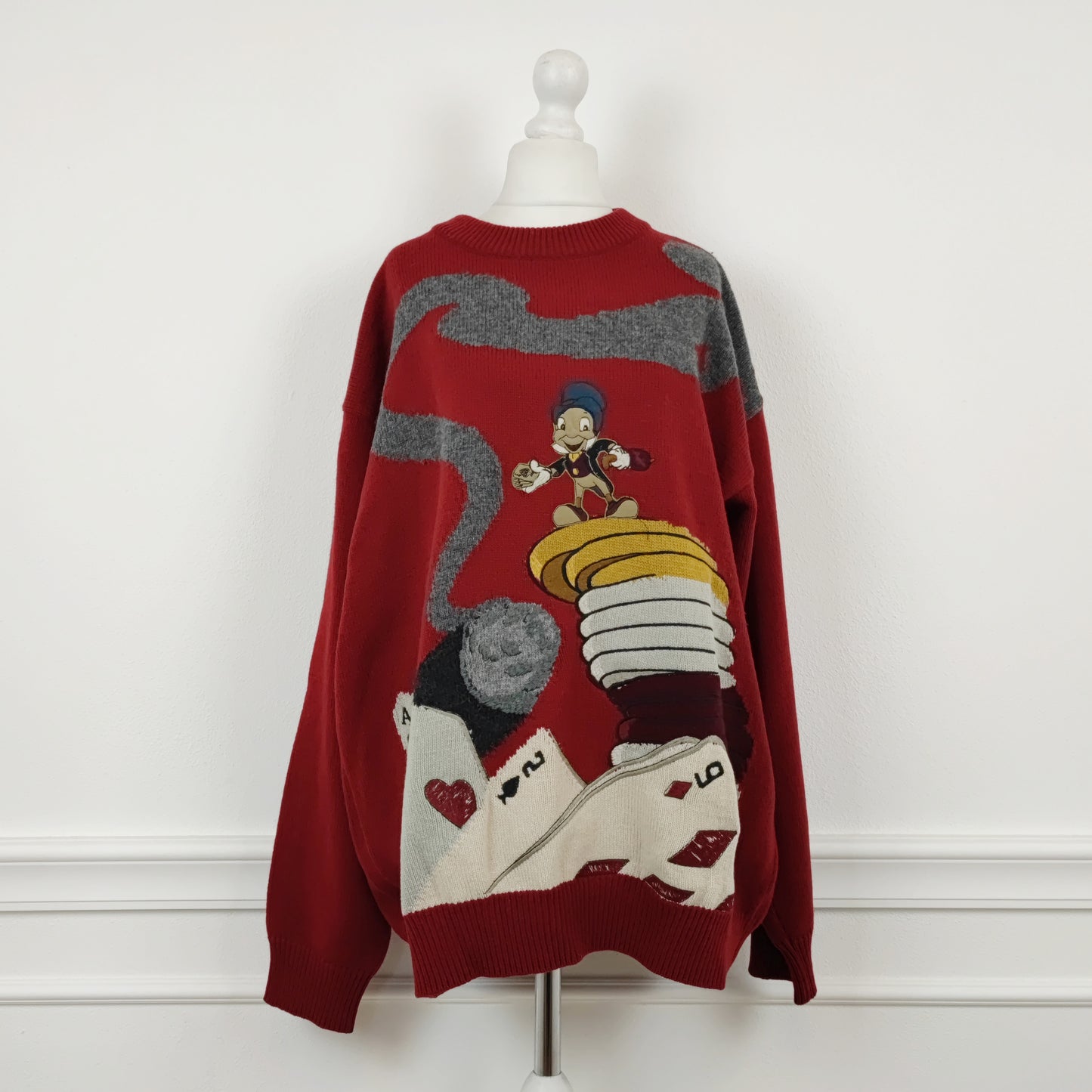 Maglione vintage Iceberg Grillo Parlante 1993