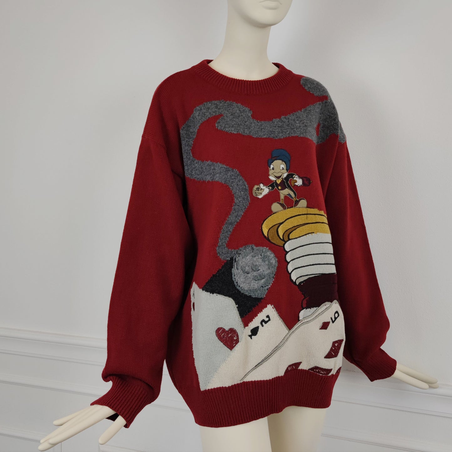 Maglione vintage Iceberg Grillo Parlante 1993