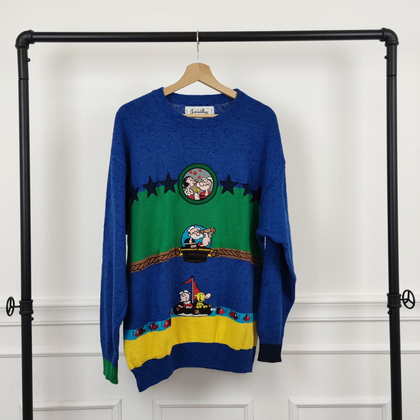 Maglione vintage Jc de Castelbajac 1988 popeye