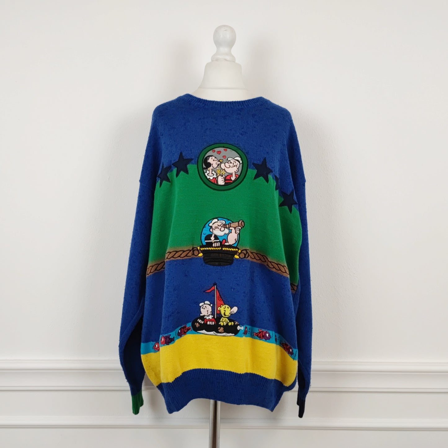 Maglione vintage Jc de Castelbajac 1988 popeye