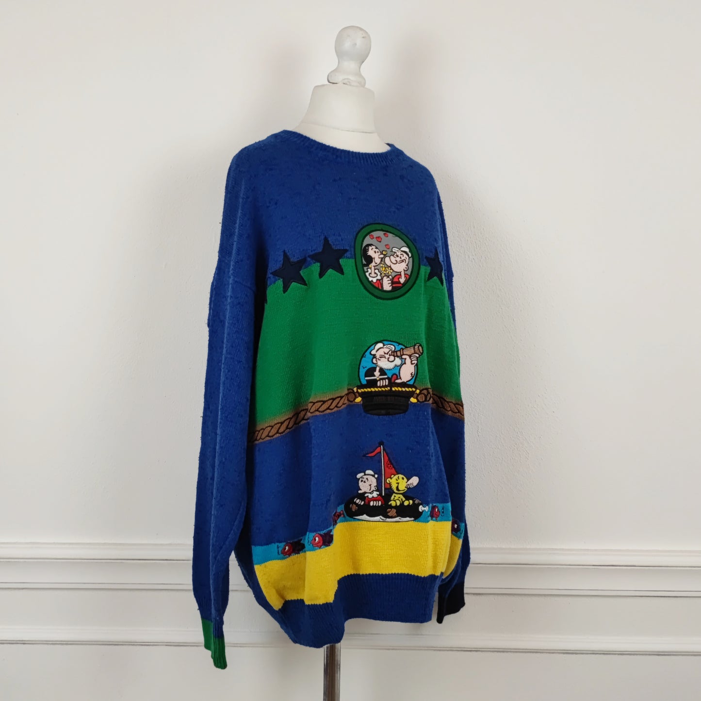 Maglione vintage Jc de Castelbajac 1988 popeye