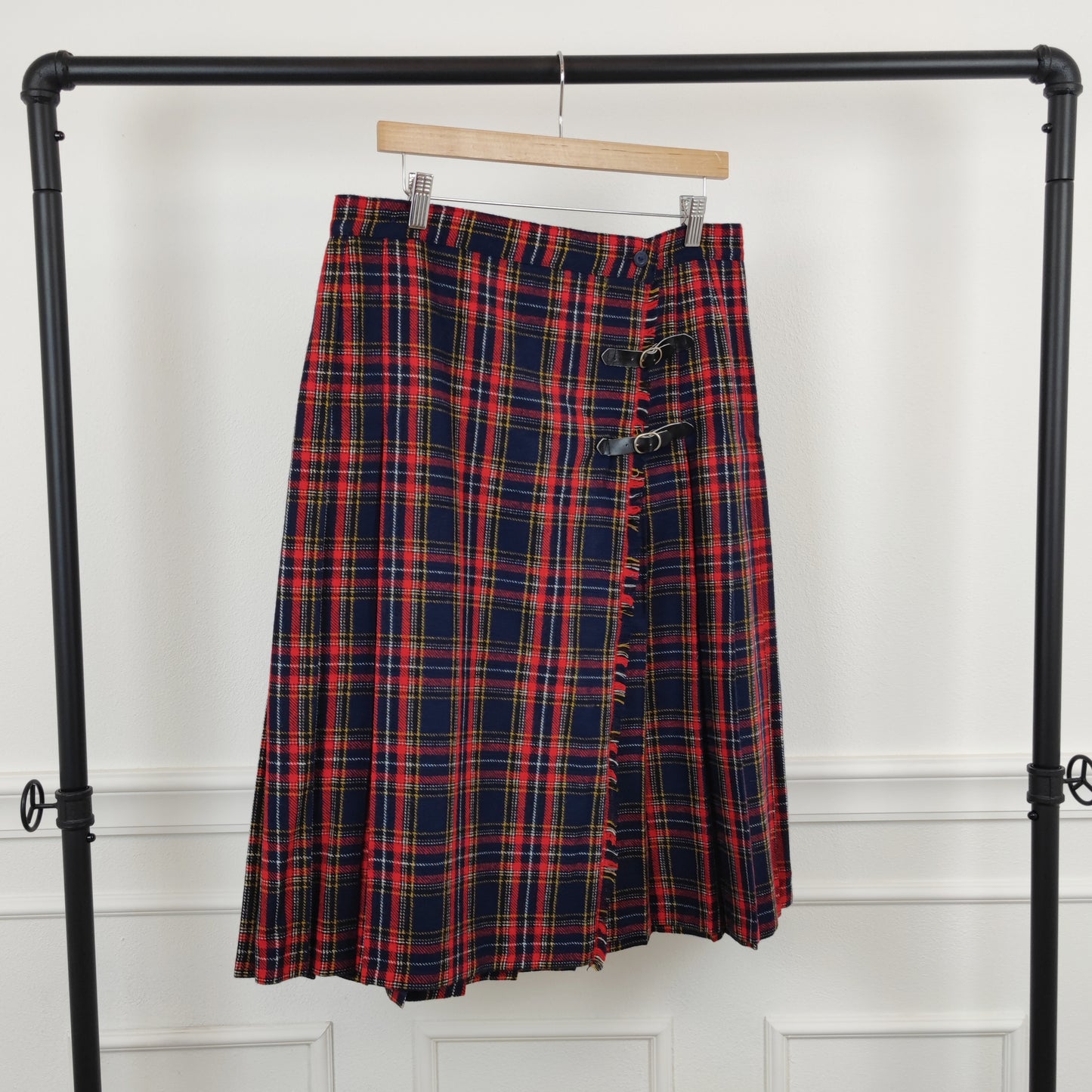 kilt rosso e blu