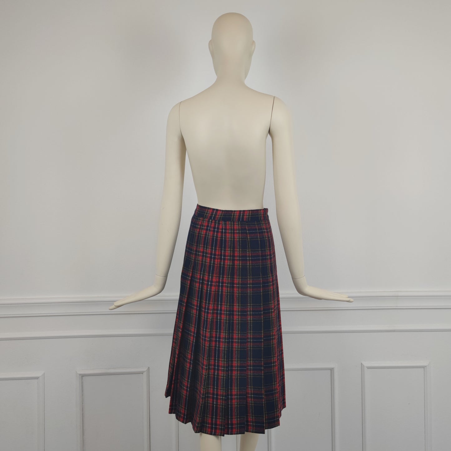 kilt rosso e blu