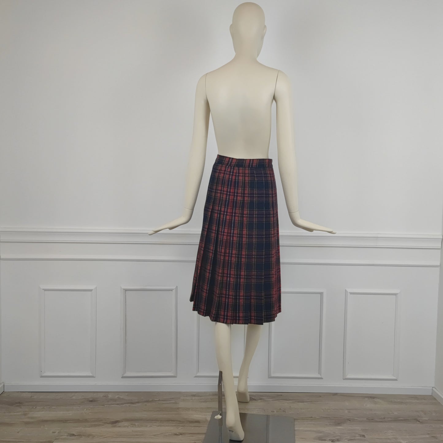 kilt rosso e blu