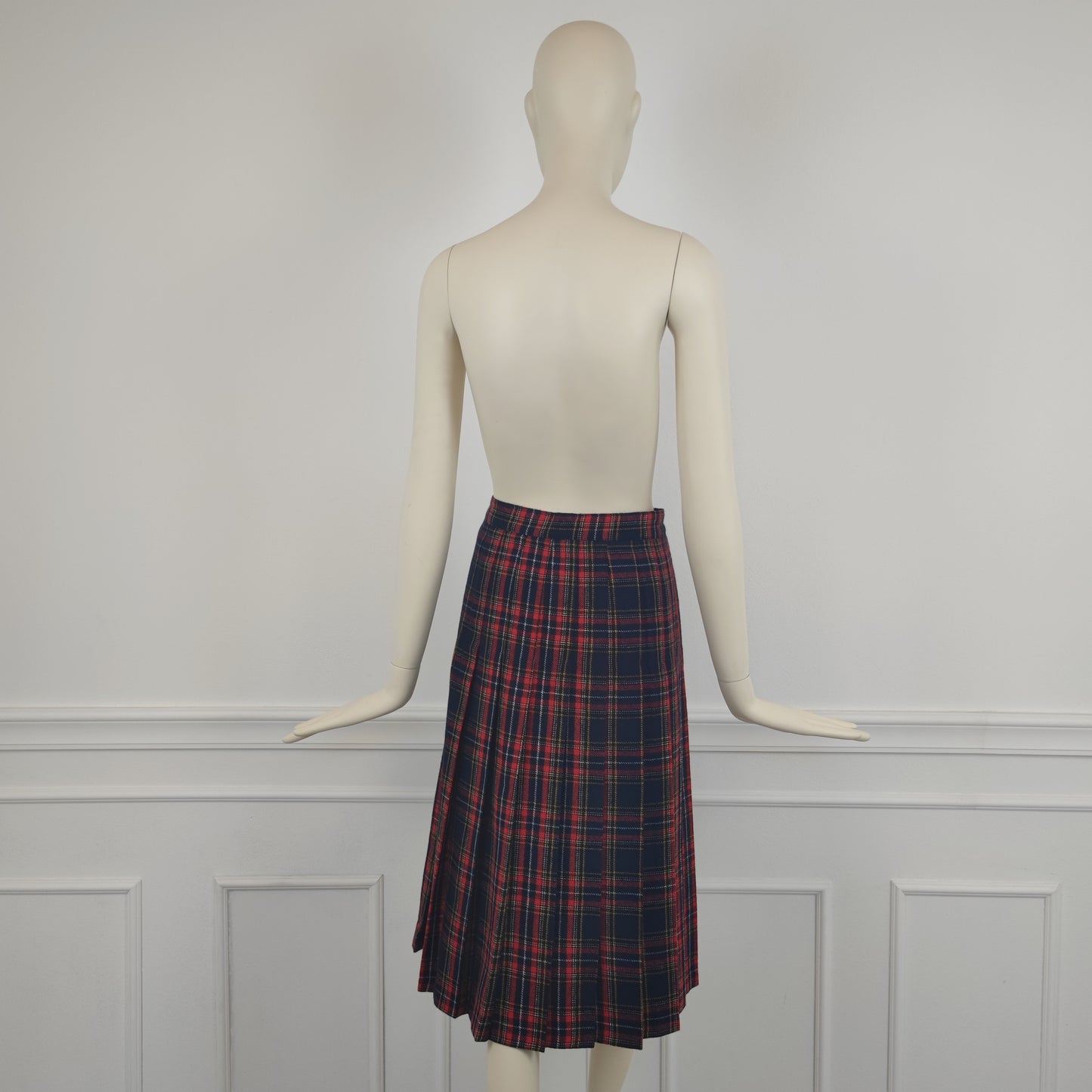 kilt rosso e blu