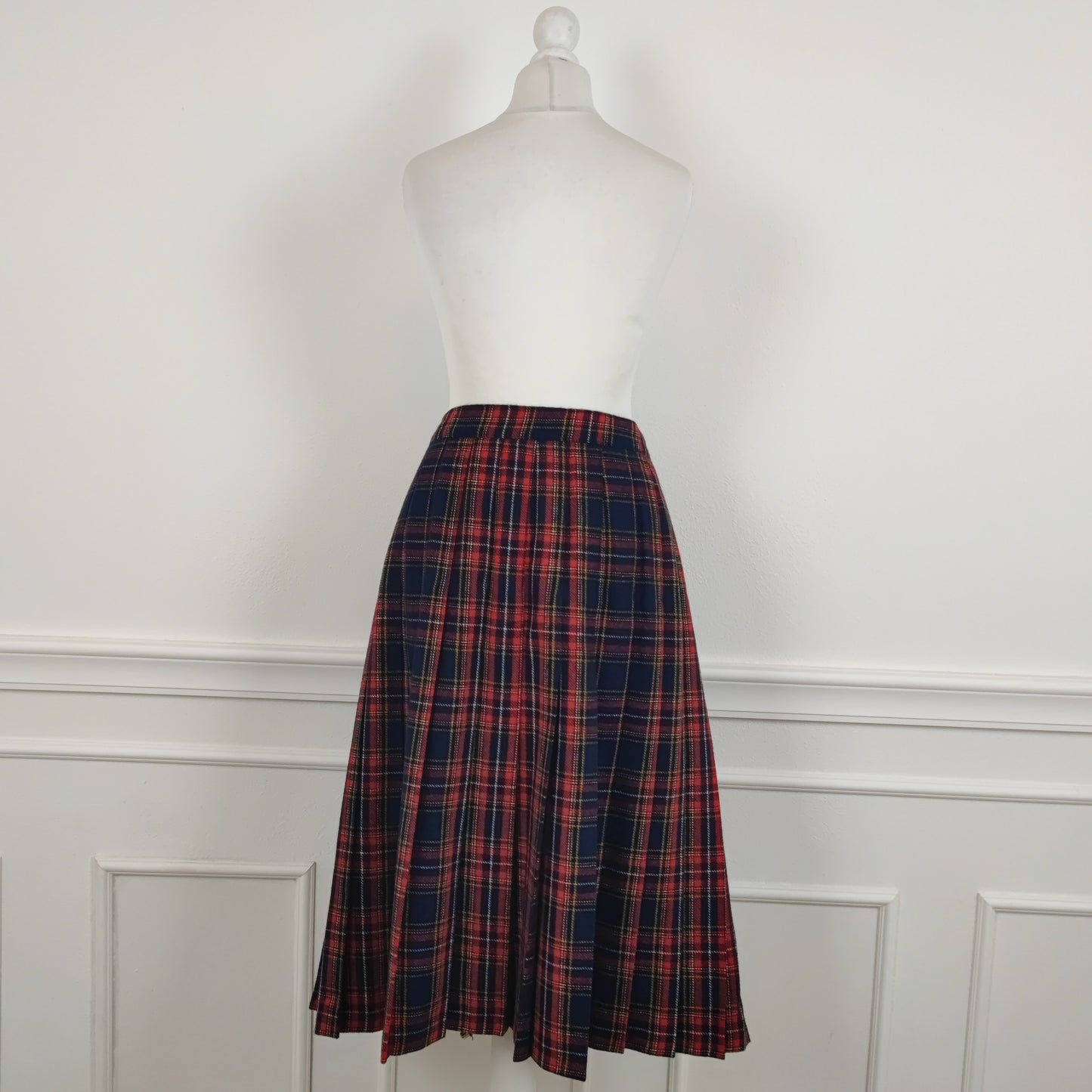 kilt rosso e blu