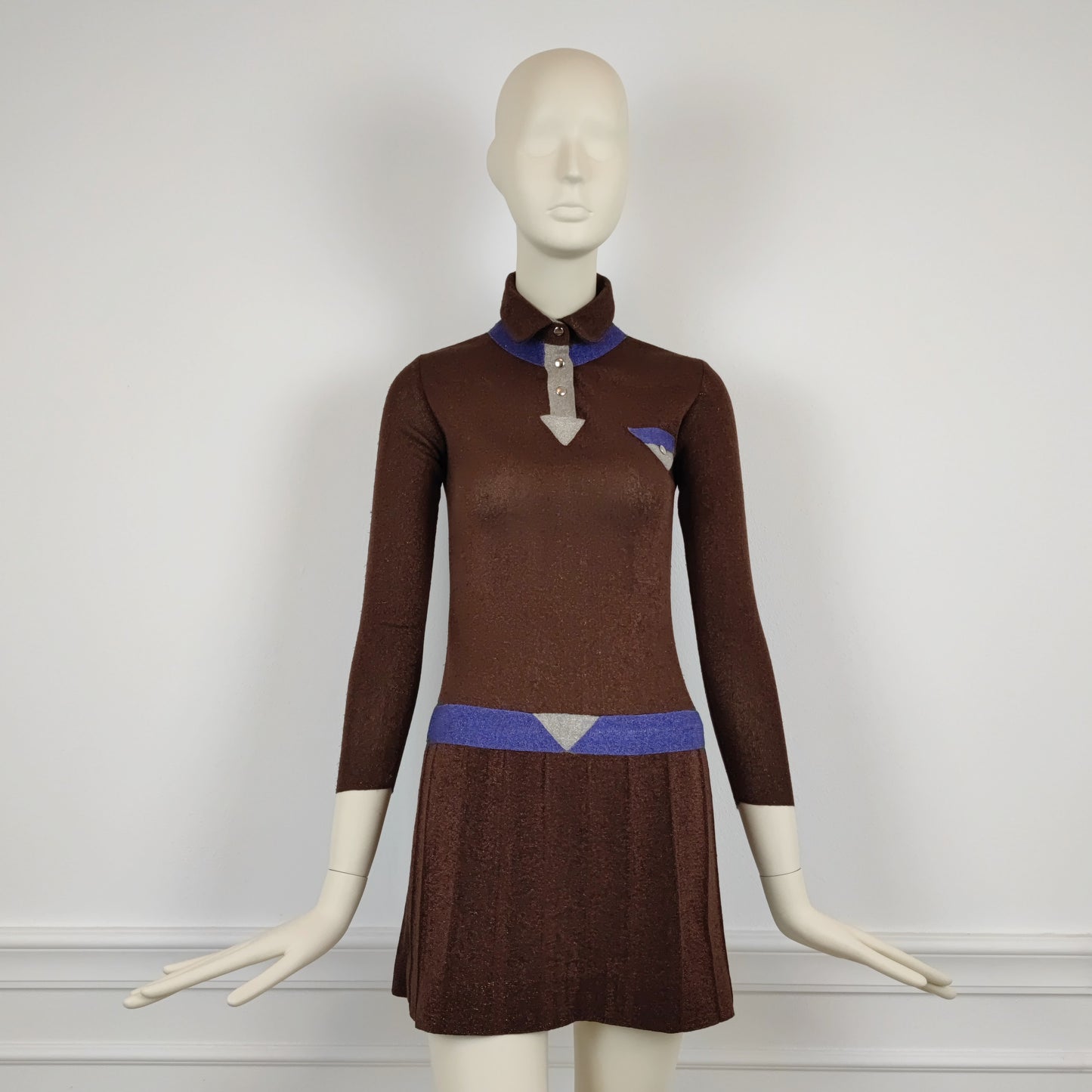 Abito vintage 1966-67 Missoni Emmanuelle Khanh