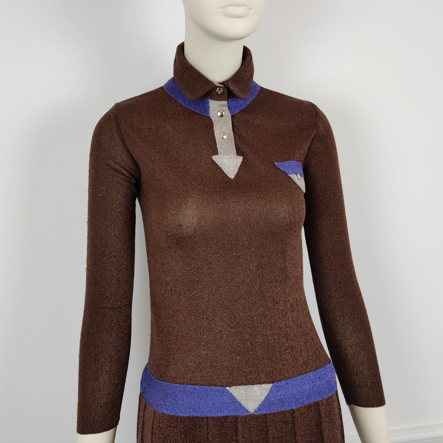 Abito vintage 1966-67 Missoni Emmanuelle Khanh