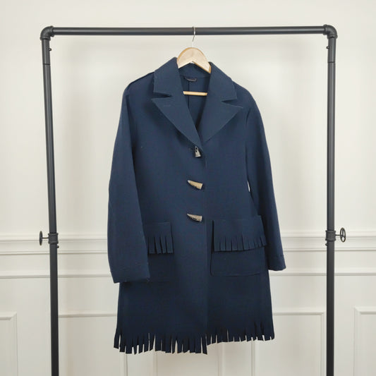 cappotto montgomery G di Romeo Gigli blu