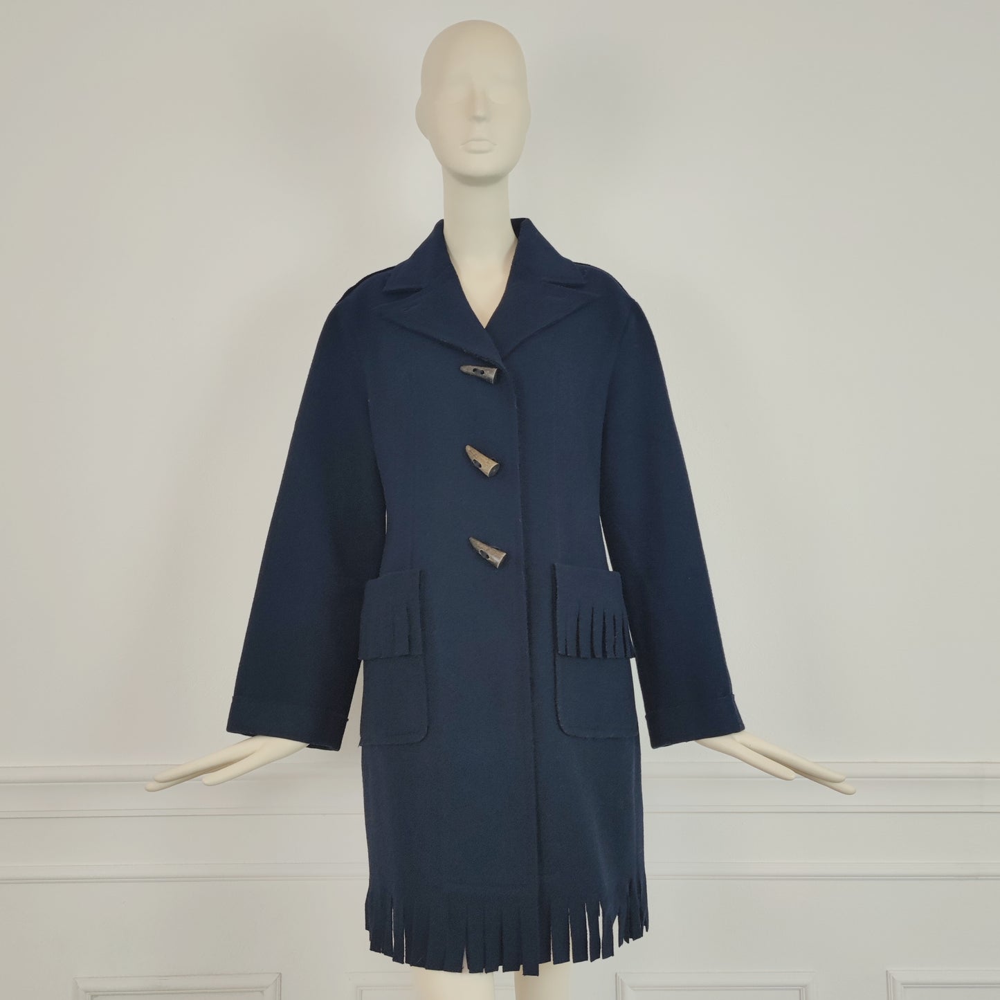 cappotto montgomery G di Romeo Gigli blu