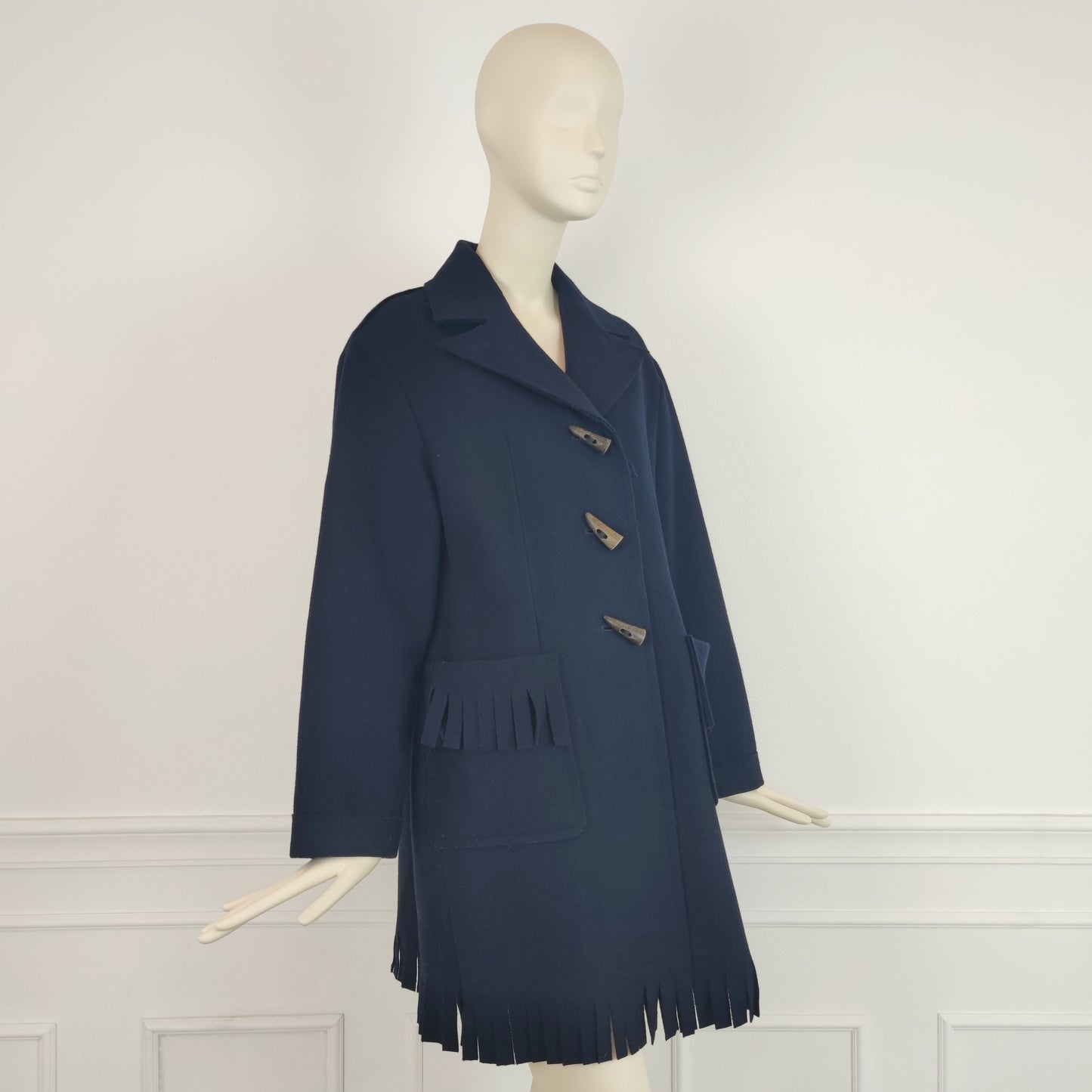 cappotto montgomery G di Romeo Gigli blu