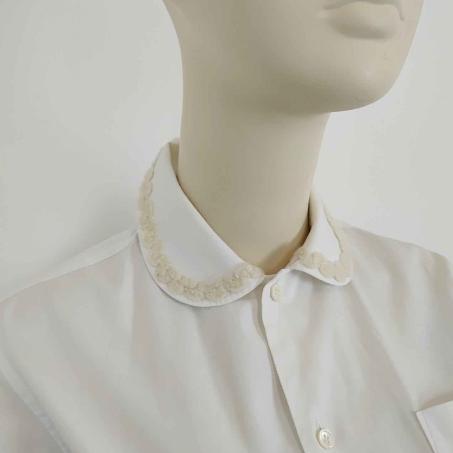 Camicia bianca Comme des Garçons tricot 2016