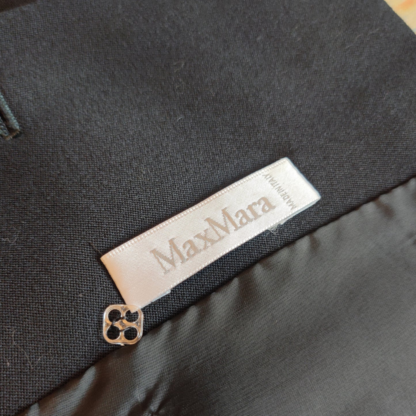 Giacca MaxMara nera doppiopetto