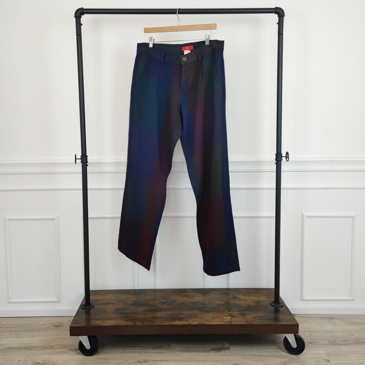 Pantaloni Y'S Yohji Yamamoto maxi quadri