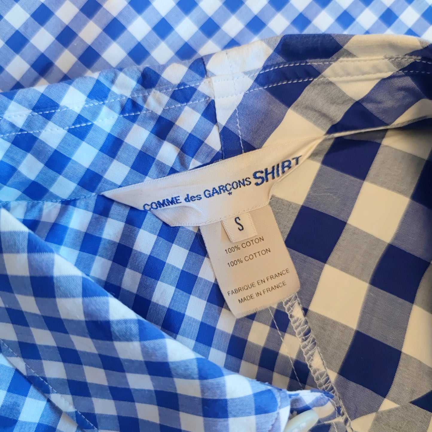 Camicia Comme des Garçons quadri + vichy