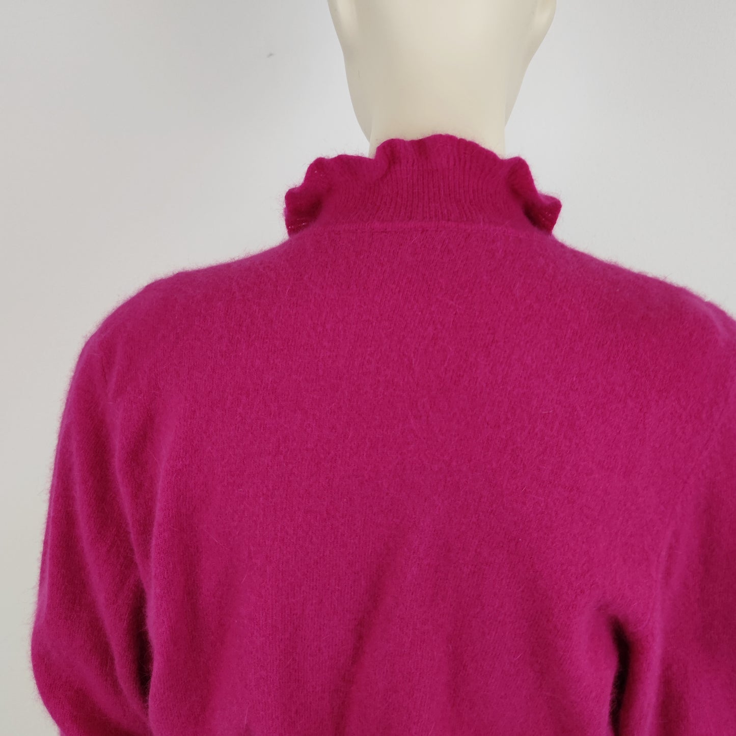 Maglioncino vintage rosa fucsia