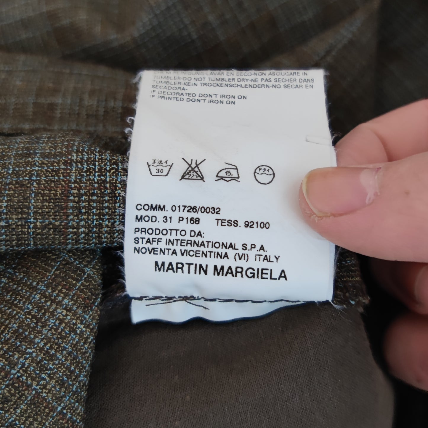 Pantaloni Martin Margiela white label