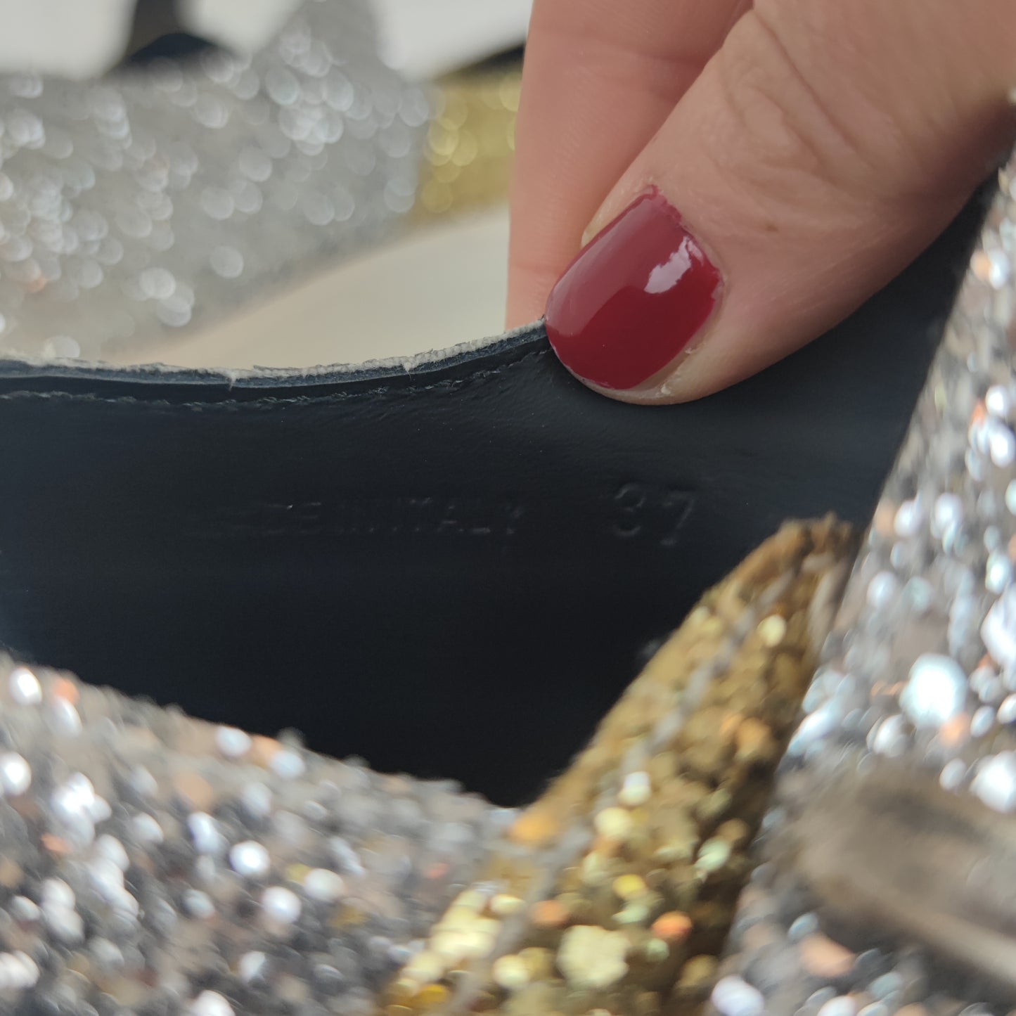 Scarpe MM6 Maison Margiela glitter