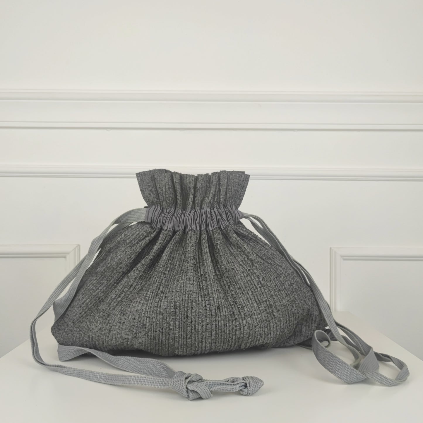 Borsa zainetto Pleats Please Issy Miyake grigio