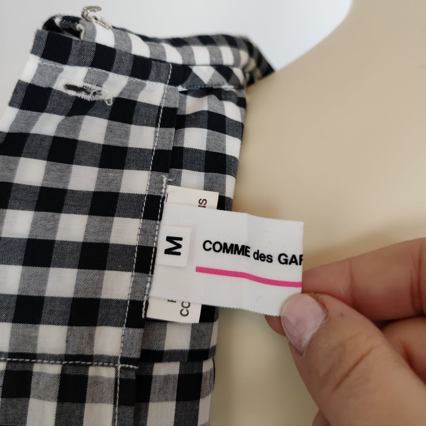 Camicia Comme des Garçons vichy