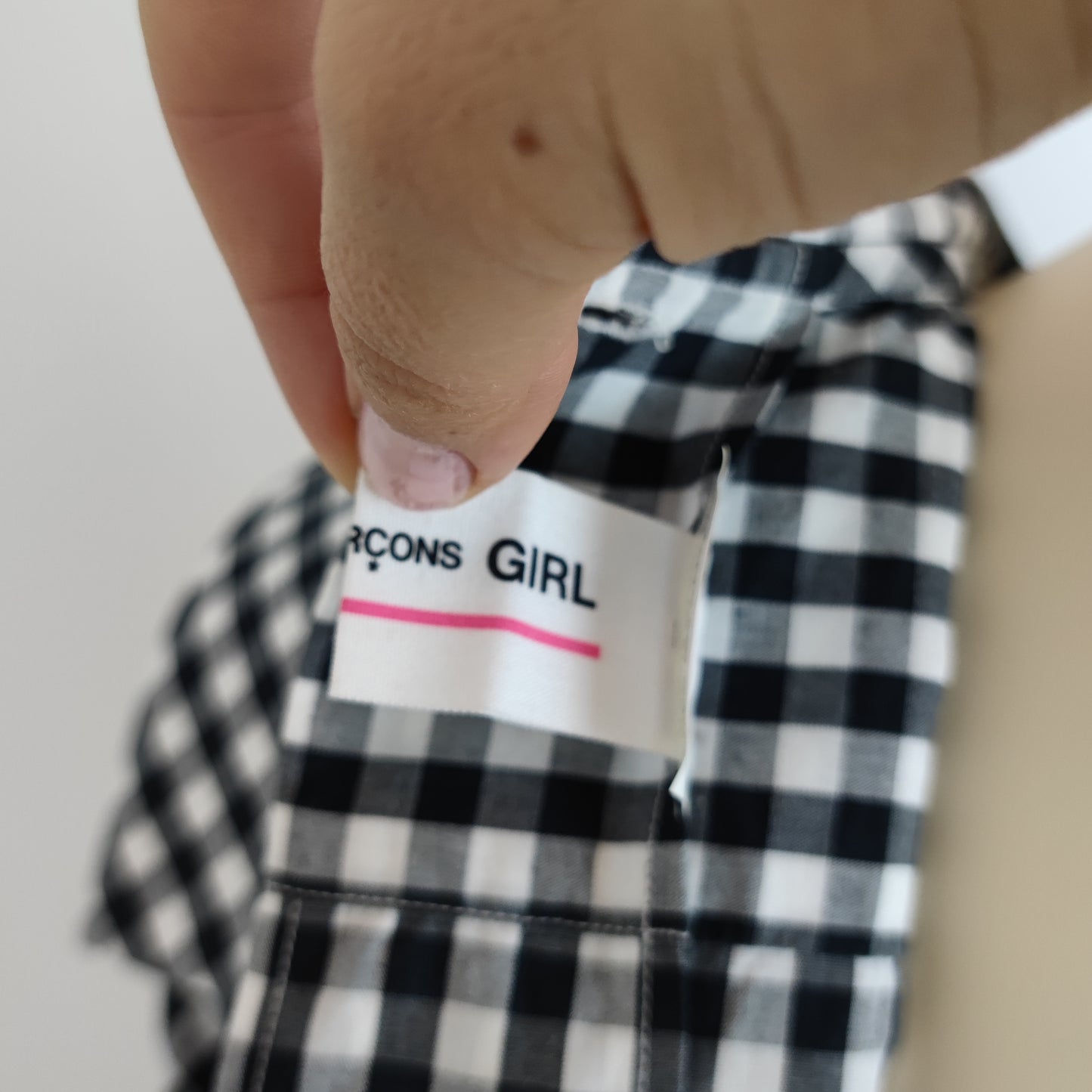 Camicia Comme des Garçons vichy