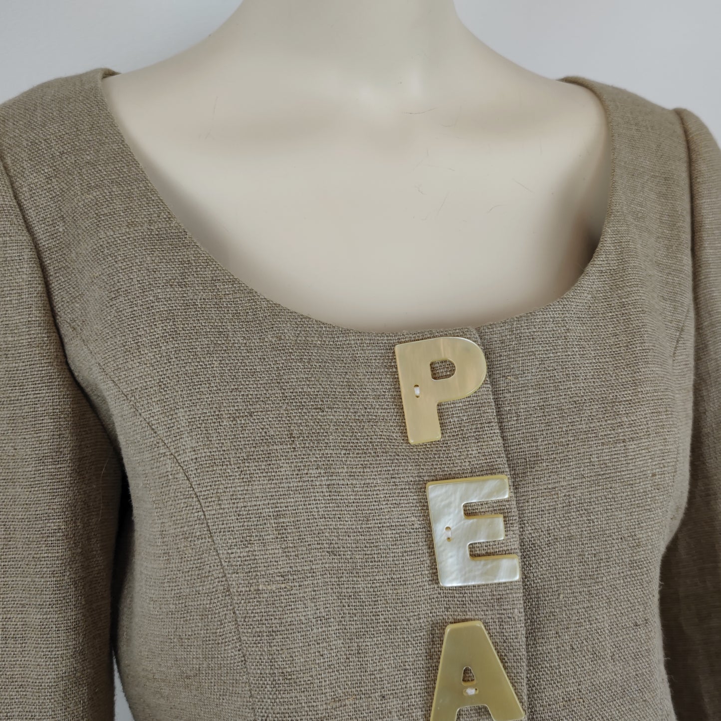 Giacca vintage Moschino "peace"