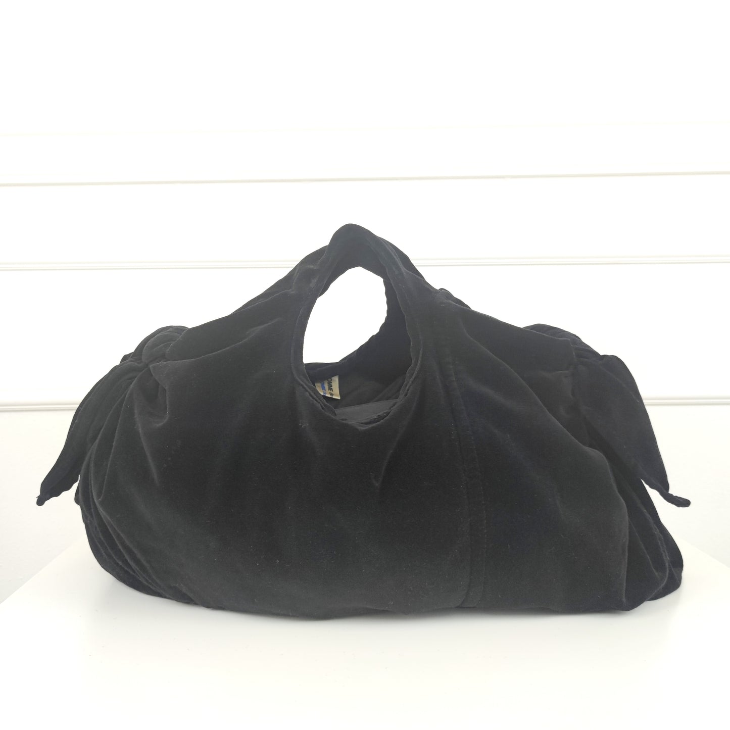 Borsa Comme des Garçons velluto nero