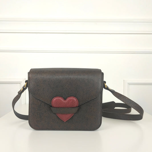 Borsa Moschino Redwall cuore rosso