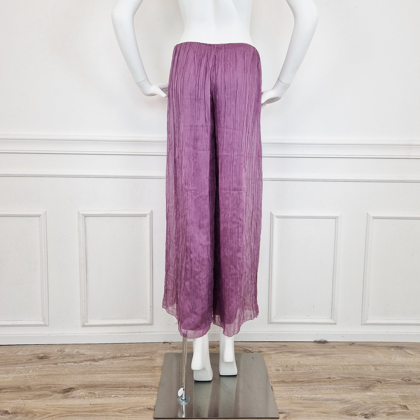 Pantaloni in seta Alberta Ferretti