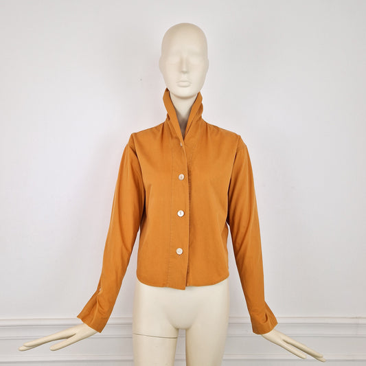 Camicia vintage Romeo Gigli ocra