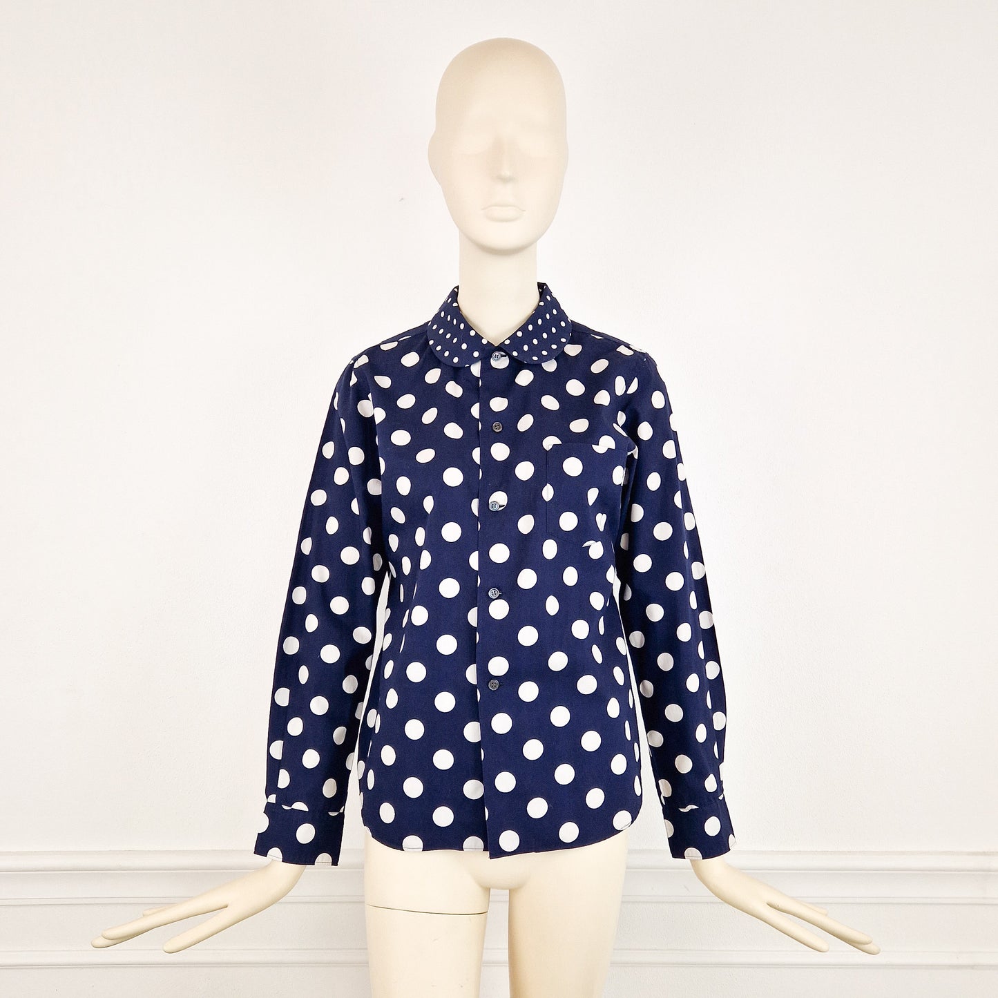 Camicia Comme des Garçons pois blu