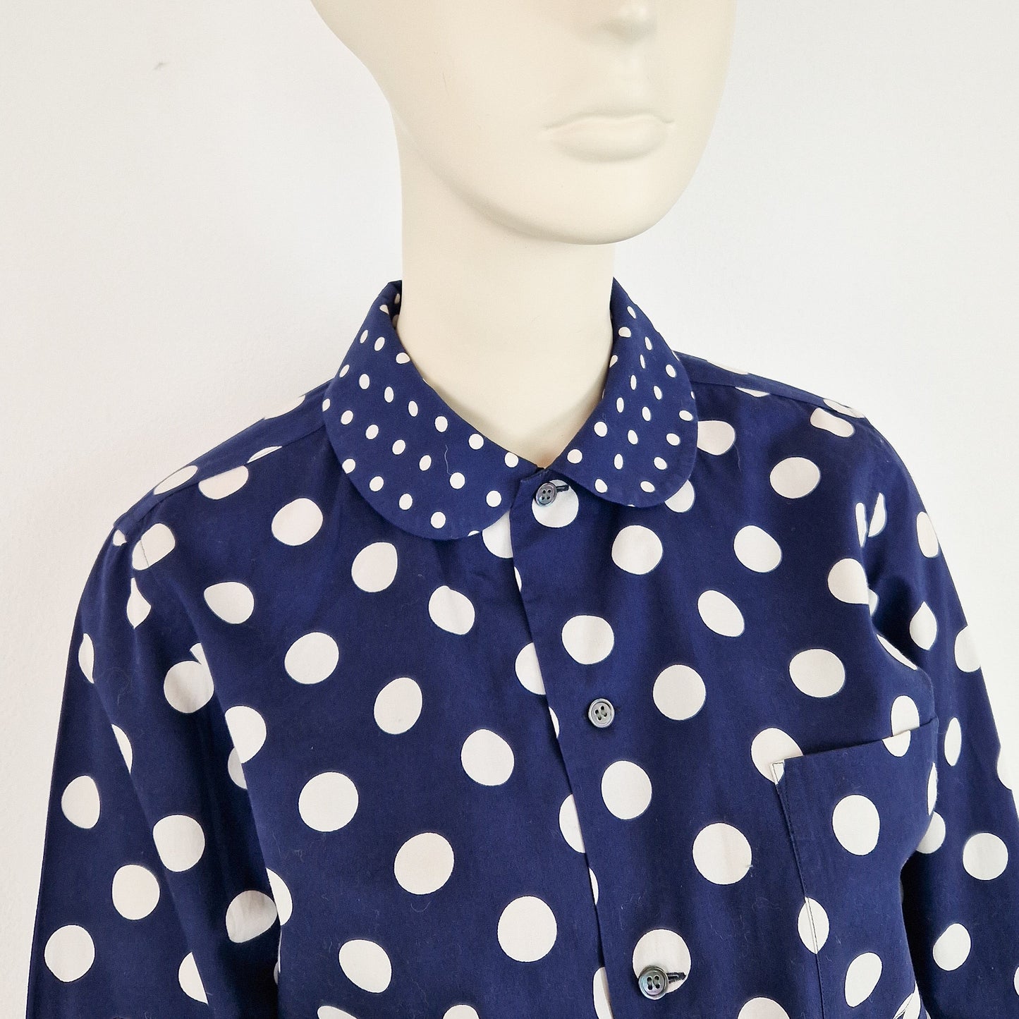 Camicia Comme des Garçons pois blu