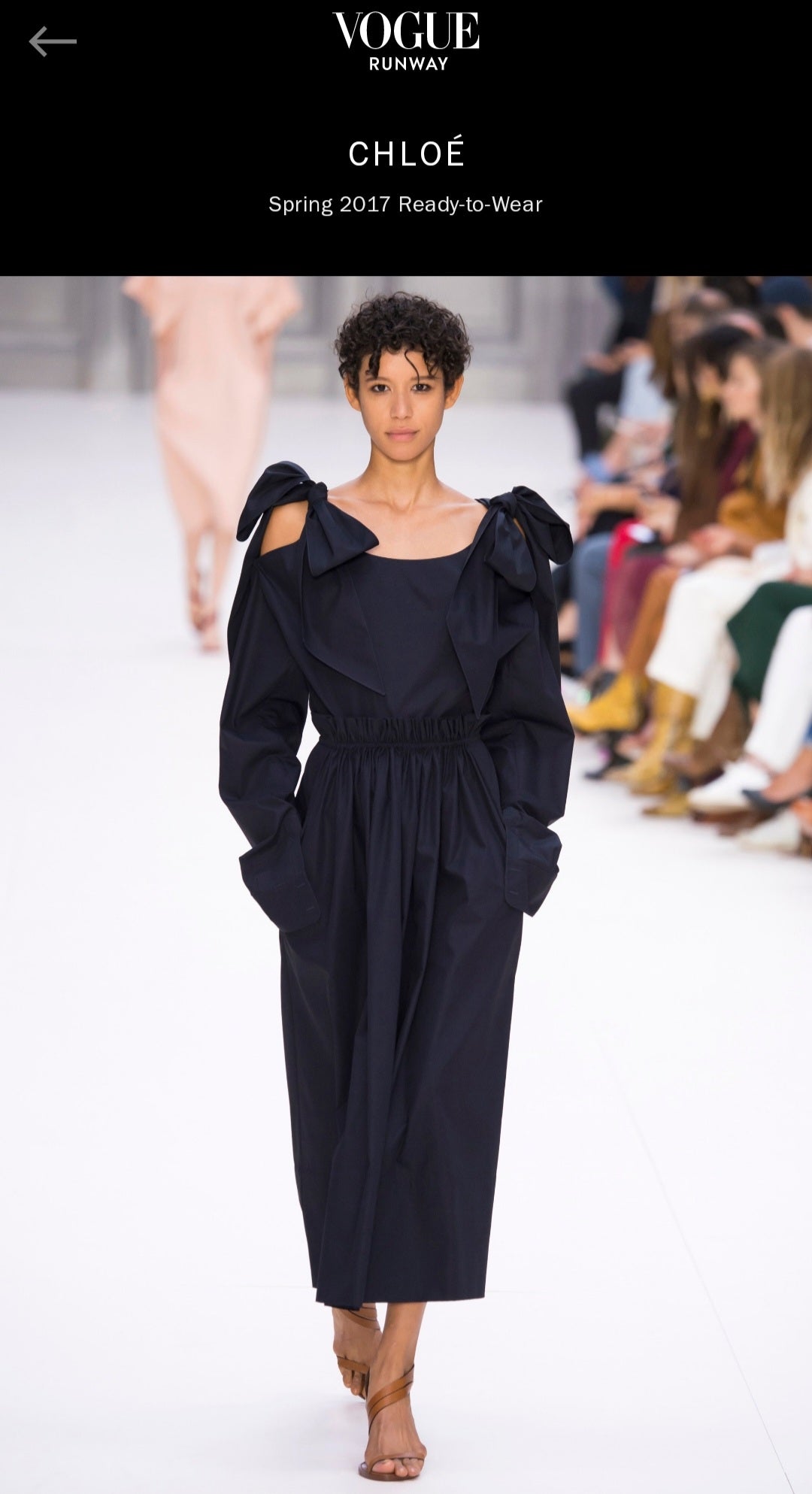 Camicia Chloè blu SS 2017